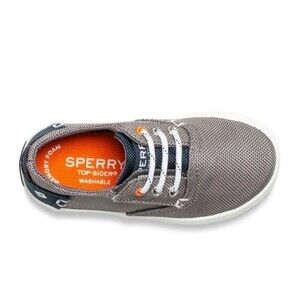 sperry velcro washable boat shoes boys size 7